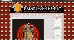 Desktop Screenshot of daleksoftheday.com